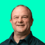 Chris Templeton CFO with green background