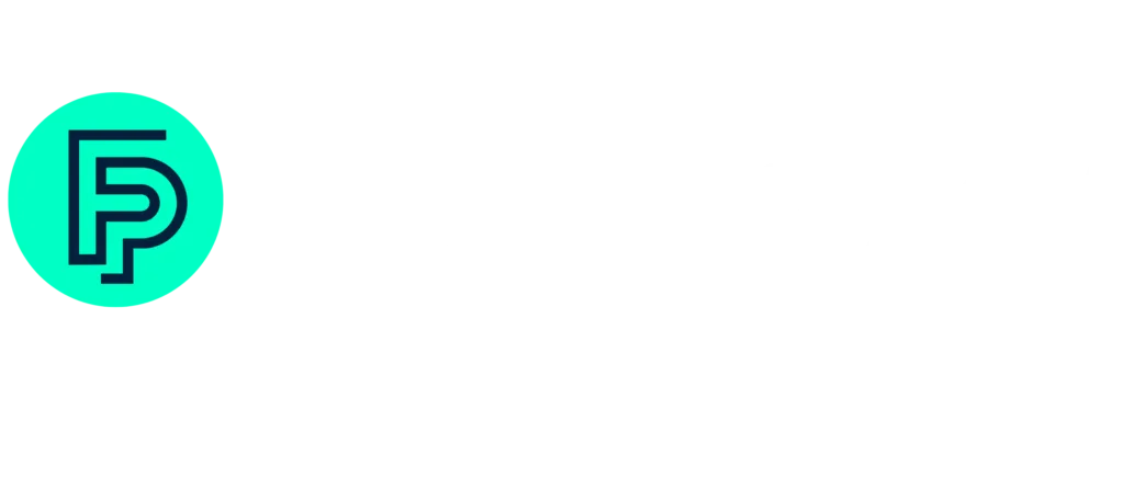 Viatel logo white text