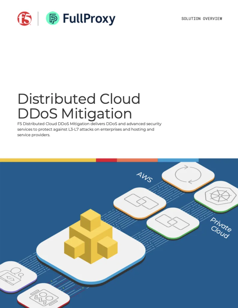 F5 DDos report cover