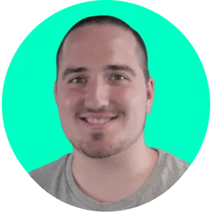 Headshot green background