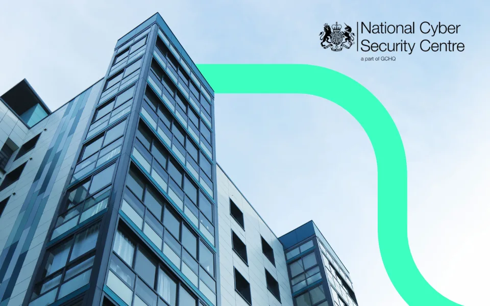 Skyscraper with NCSC logo and keyline